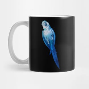 Playful Blue Spix Happy pet macaw parrot Mug